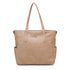 Borsa a spalla taupe da donna con chiusura a zip Lora Ferres, Borse e accessori Donna, SKU b511001401, Immagine 0